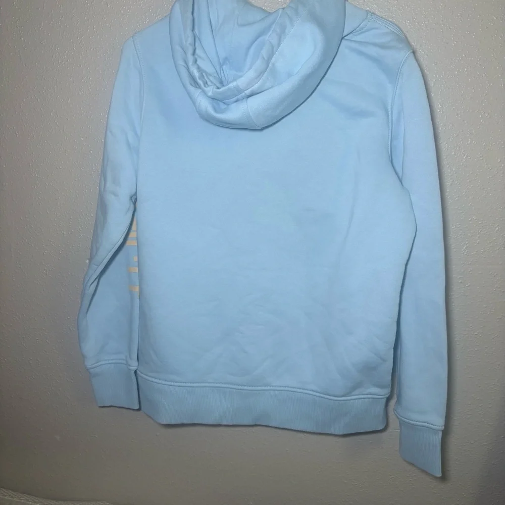 Carhartt Relaxed Fit  Hoodie Women’s M Blue Front  Pocket Pullover - Picture 3 of 4